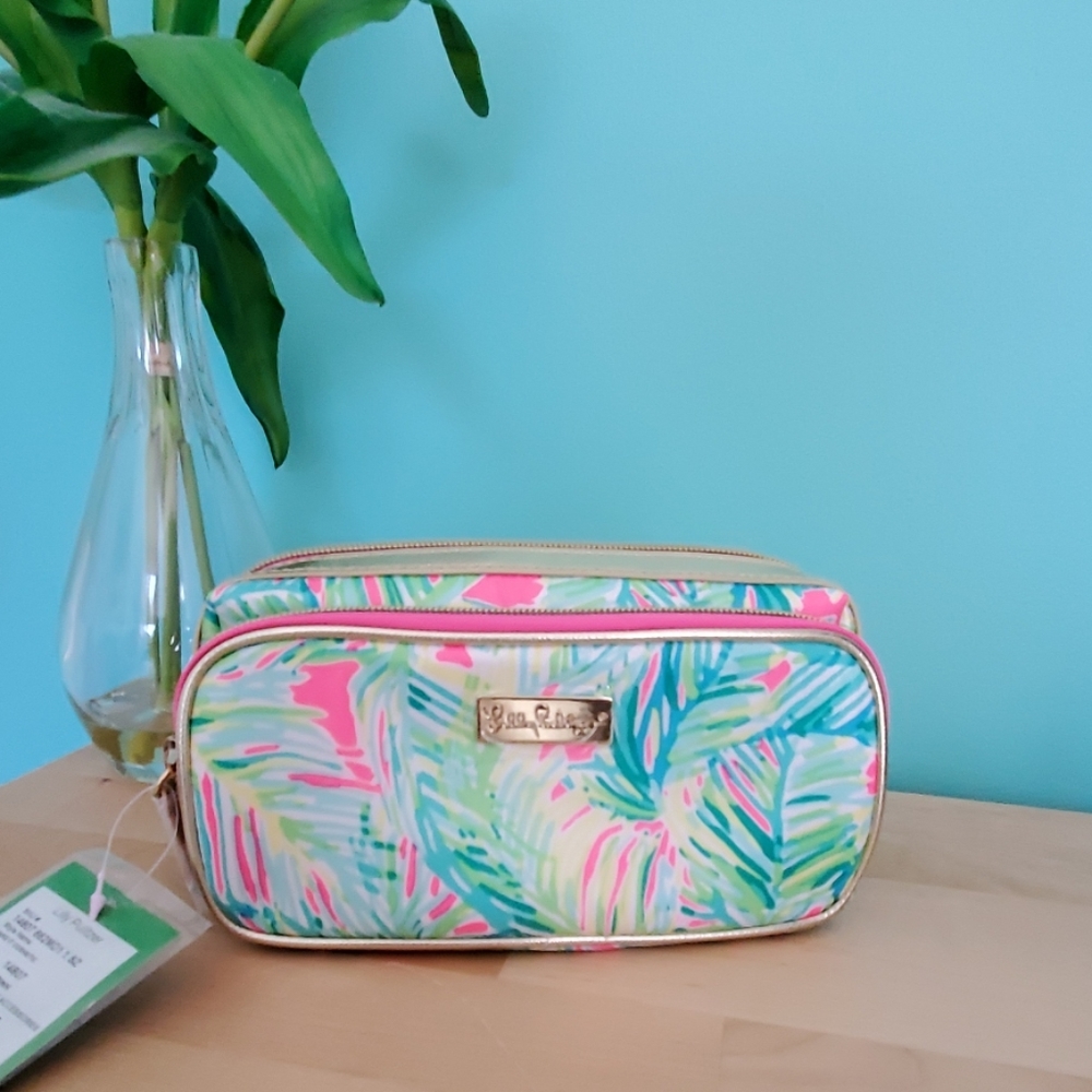 NWT Lilly Pulitzer Make It Cosmetic Case